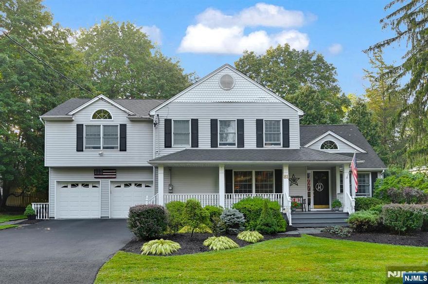 Gorgeous & pristine custom-built 4 bedroom, 2.5 bath Colonial with great curb appeal! Breezy front porch welcomes you into this unique home with stunning 2-story Great Room with corner fireplace, dining room with walls of windows and skylights, granite and stainless kitchen with breakfast bar and eating area, first floor laundry and powder room. There is an impressive primary bedroom with beautiful private bath, 3 additional bedrooms and lovely main bath. Relax and enjoy additional living space in the newly carpeted recreation room and office/den downstairs. Move right into this one of a kind home set on beautifully manicured property and private back yard oasis â€”complete with expansive deck, cabana, pergola and inviting pool.