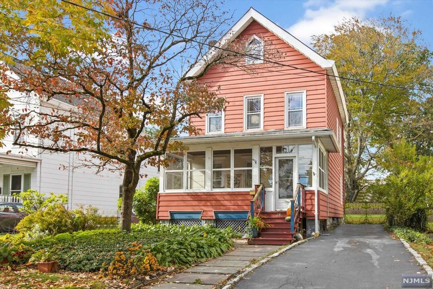 If you love original details, this may be the one for you! The beautiful, sunny enclosed front porch welcomes you into the charming first floor of this 1890 Colonial with so many original details. Gorgeous moldings highlight the living room and dining room - which also features a lovely arched bay window and fireplace, a country kitchen, full recently updated bath and convenient back staircase to the second floor. On the second floor are 3 bedrooms, one with a fireplace (decorative), an additional full bath with claw foot tub and walk in closet. The walk-up third floor offers incredible potential for additional living or working space. The amazing deep yard with a paver patio and charming barn is a gardening and entertaining dream. Full unfinished basement. New windows throughout. New inside oil tank installed.
