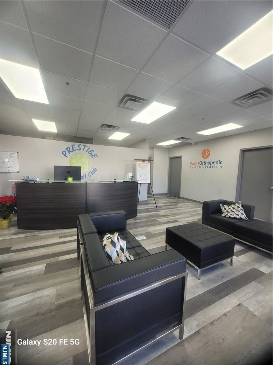 Unique opportunity to be part of the Prestige Pickleball club in Northvale. Available are three tendum spaces totaling 650 sq. ft., suitable for Physical Therapist, Massage Therapist, Stetching and/or Yoga Classes, Baby-sitting services, Social Therapist, or Accountant Office, The sublease Spaces are located off of the beautifully appointed Reception area, away from the Pickleball Courts, Administration office and Party Rooms. The Club, with over 1000 members and Open Play traffic, provices high visibility for any tenant. The rent includes Reception area, Kitchenette area, & Lavatories. all utilities, WiFi, general insurance, parking, cleaning, landscaping and snowplowing. and it is handicap accessible. Lease term to be discussed.