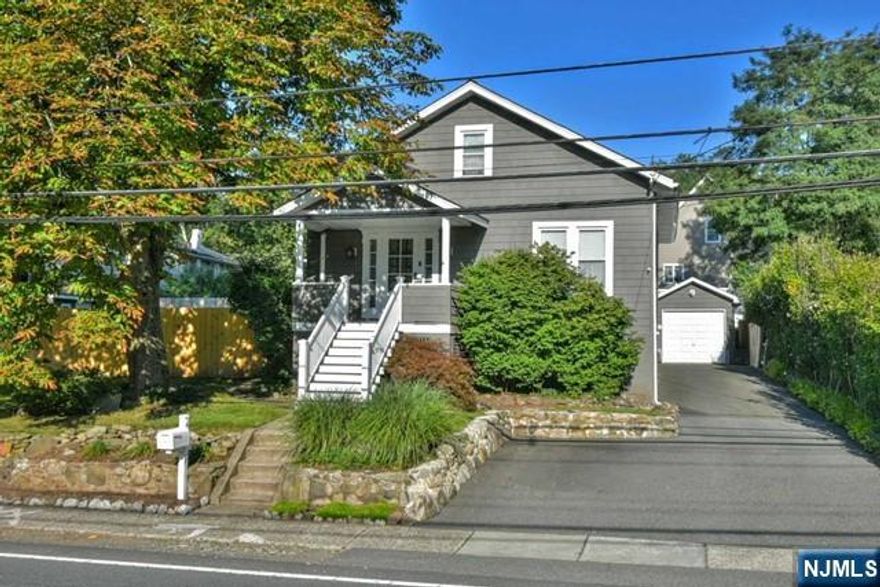 Charming very well kept Colonial home perfectly located on the border of Ridgewood and Midland Park, Bus to NYC at the corner. A fantastic entry into Wyckoff with its award-winning blue ribbon schools and outstanding low taxes. Glistening hardwood floors throughout and crown molding enhance this pristine home. First floor, features living room, dining room, kitchen, bedroom, full bathroom and bedroom. The second floor has two additional bedrooms and a half bath. A partially finished basement with an ideal home office, laundry and tool/utility room and half bathroom. Fenced in backyard for enhanced privacy with Patio for entertaining. A detached garage with a nice size turnaround driveway for ample additional parking. Please Note: This house and its property is not located in a Flood Zone.