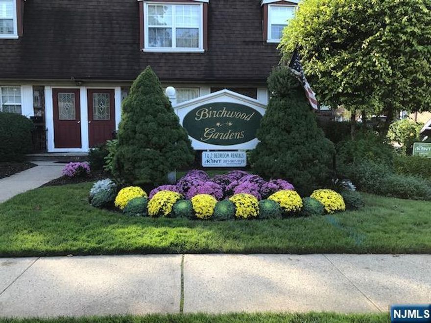 1 Bedroom at Birchwood Gardens on 2nd floor available. Renovated galley kitchen with dishwasher and electric stove. Dining area and Living room. New flooring throughout. Bedroom with carpeting and renovated bathroom. Central air. Tenant pays for gas and electricity. Onsite laundry room and parking. No pets, no smoking of any kind. Must carpet 80% of exposed laminate floors with area rugs for noise Perspective Tenant must earn 3x monthly rent and have a 700 or more credit score.
