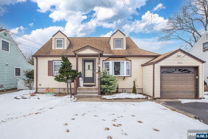 Welcome to this beautifully updated 3-bedroom Cape in the heart of desirable Pompton Lakes. The main level features hardwood floors throughout and a renovated kitchen with cork flooring and a breakfast bar. Just off the kitchen, the sun-filled four-season room overlooks a well-maintained, private backyard complete with a new patio and storage shed, ideal for entertaining or unwinding at the end of the day.The second level is features an office area and third bedroom. The full basement provides additional living space with a family room, separate laundry area, and ample storage. All this, plus walking distance to schools, parks, restaurants, shopping, and NYC transportation. This is the home you've been waiting for don't miss it before it's just a memory.