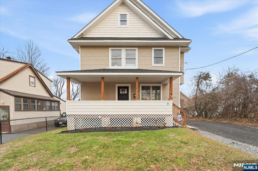 Welcome to this beautifully renovated 3-bedroom, 2.5-bath home in the heart of Mahwah. Features include a spacious primary bedroom, open-concept living areas, and an updated kitchen. Offering ample storage, detached garage, and a driveway for up to three cars. Enjoy a fenced yard, front porch, and deck. Conveniently located near schools, train stations, and shopping. Move-in ready and a must see. Submit NTN report, POF, Income verification, interview