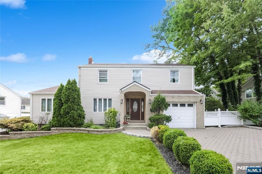 Welcome to this large, bright Colonial in desirable River Edge known for its Blue Ribbon schools, wonderful community feel and convenient for NYC commuters. The 1st floor offers an entry foyer, a LR with a large bay window and a FDR with French sliding doors to the deck and backyard ideal for everyday living and family gatherings. A spacious FR with a gas fireplace creates the perfect spot to relax, the eat-in kitchen features tiled floors and a newer stainless-steel refrigerator. A full tiled bathroom completes the main level. Upstairs youâ€™ll find a spacious primary bedroom with a large walk-in closet plus 3 additional bedrooms great for family, guests or a home office. The renovated tiled bathroom includes a Jacuzzi tub and a shower panel with jets. The unfinished basement offers plenty of storage, a laundry area and flexible space that could be finished to create a playroom, rec room or additional hangout space. Head out to the deck and enjoy a beautiful backyard with an in-ground pool made for summer fun, weekend barbecues and making memories at home. New pool walls and liner were renovated in summer 2024. Additional highlights include hardwood floors throughout, baseboard heat, split A/C units, a one-car attached garage and a paver driveway. Fantastic location close to all 3 schools, the library, Van Saun and Memorial Parks, NYC bus and train transportation making the daily commute a breeze. This home is such a great fit for comfortable everyday living. Donâ€™t miss it