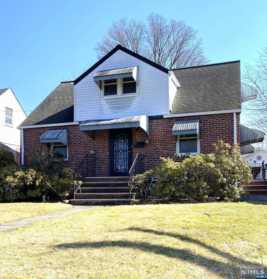 With a little love this could be the home of your dreams. The house features 4 bedroom and 2 full baths. The kitchen has been updated along with the first floor bath. The outside attributes include a 1 car garage plus 3 additional parking spaces, a patio and lots of room to play. The location is close to public transportation, parks, Dumont swim club, and schools.