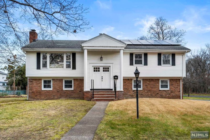 Celebrate the new year in style in this newly renovated bi-level home in Paramus! This 4 bed/3bath home located on a quiet street features a perfect layout from the moment you walk through the entrance. As you walk into the foyer, the main level features bright sun light, dining room space that includes a skylight. Tastefully designed kitchen updates with new SS appliances with many custom made cabinets and a large quartz countertop island. Recessed lighting throughout the home, and central 2 zoned AC. All bathrooms have been upgraded with luxurious vanities. 2 bedrooms and the primary bedroom with full bath round out the main living floor. The ground floor includes additional living room with a fireplace for entertaining. 1 more bedroom that can be converted into your work from home space! Wash/dryer and backyard access and 1 more full bath and 2 car garage. Close to many parks, schools, stores and malls, with easy access to rt 17!