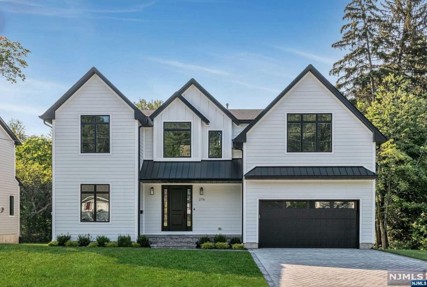 New Construction on a huge private lot in the heart of Glen Rock!! Near train, town pool, school, dog park. Tons of luxury finishes and attention to detail including 5 bedrooms and 5.5 baths. Grand two-story entry foyer with an impressive flow and design including 10' ceilings on the main level.Chef-inspired kitchen with custom built cabinetry, Sub-Zero and Wolf appliances. Open floor layout, FR, oversized deck! A very spacious main level includes a bedroom with a full bathroom and an office. The second floor features a Dream primary bedroom wing with a huge walk-in closet with custom shelving, Spa-like bathroom with soaking tub, 3 large bedrooms, 2 bathrooms, and laundry. A Basement with a movie theater, gym and full bath.