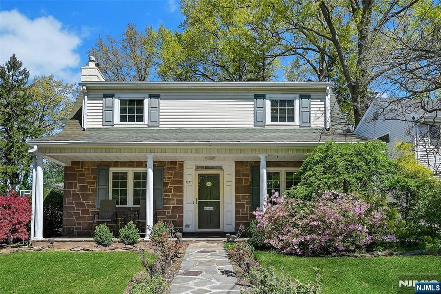 Spacious stone front Dutch colonial on a lovely Teaneck West Englewood Street. Formal living room with wood-burning fireplace, formal dining room. Beautiful kitchen with stainless steel appliances, granite countertops and gorgeous cabinetry. Den and powder room complete first floor. Second floor offers large primary bedroom with updated bath (ss) and walk-in closet, 3 additional bedrooms and an updated full bath/2 linen closets. Finished basement has two play areas, great storage and laundry. Private fully fenced back property. Hardwood floors, 2 zone central air, excellent alarm system, underground sprinklers, water filtration system, 200 amp electrical. Close to all.Multiple offers received highest and best due Tuesday 4/28 at 12 pm.