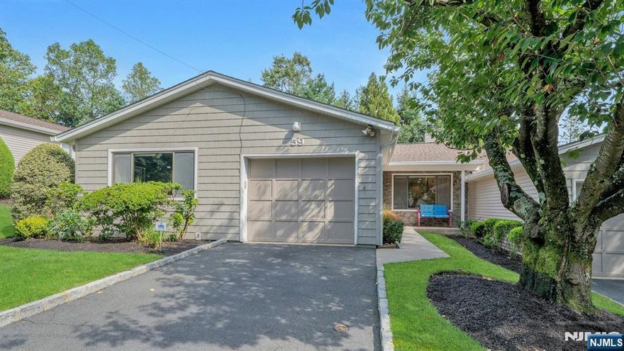 Tucked away in a quiet, private enclave of West Orange is this rare 3-Bedroom, 2-Bath Ranch Condo in Briar Hill Villas. Beautiful, private, homey neighborhood just moments from NYC transportation and easy access highways, shopping and entertainment. Enjoy one floor living at its best along with an attached garage for convenience with additional parking in driveway and parking spaces out front! Imagine relaxing or entertaining in the high-ceilinged, open floor plan living room with fireplace and sliders to your own backyard patio. Great dining room with automatic window shades to set the mood at the touch of a button. Large primary ensuite (tub/shower) bedroom with two amazing, large California-Closet walk-in closets. Two other generous-sized bedrooms (one being used as a Den currently) with large closets and even more closets in the hall for great storage. A full hall (shower stall) bath is right across from a large, separate laundry room you'll not even mind doing laundry now! A good-sized pantry also here next to the updated kitchen, which has loads of bright cabinetry, granite countertops, and Frigidaire stainless steel appliances. Enjoy easy living and Briar Hill Villas' amenities which include a beautiful heated swimming pool and tennis courts with planned pickleball courts to come! Near St. Barnabas Medical Center, Turtle Back Zoo and South Mountain Reservation, and great shopping centers nearby.