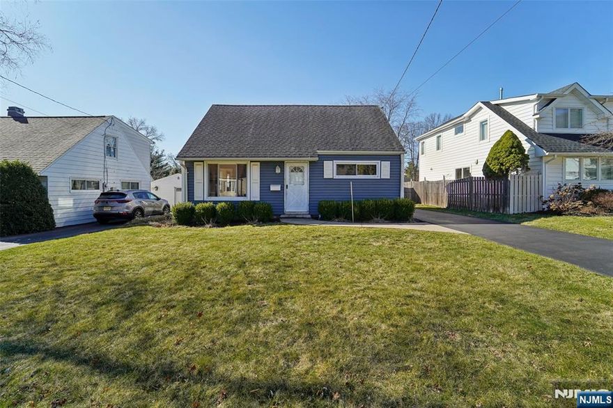 Charming 4-bedroom Cape Cod home featuring 2 full baths, located on a desirable street in a quiet neighborhood within a great town known for its low taxes and reputable schools. This property sits on a level lot with a detached single-car garage and a recently paved driveway. The backyard offers added privacy as it backs up to beautiful parkland, with mature bushes acting as a natural privacy fence along the rear property line. While the home needs work, it presents a fantastic opportunity for someone to bring it up to date and make it their own. This is an estate sale being sold strictly as-is.. Septic and oil tanks have been removed with documentation, and gas is available in the street. Conveniently close to schools and shopping. Don't miss out on this great investment!