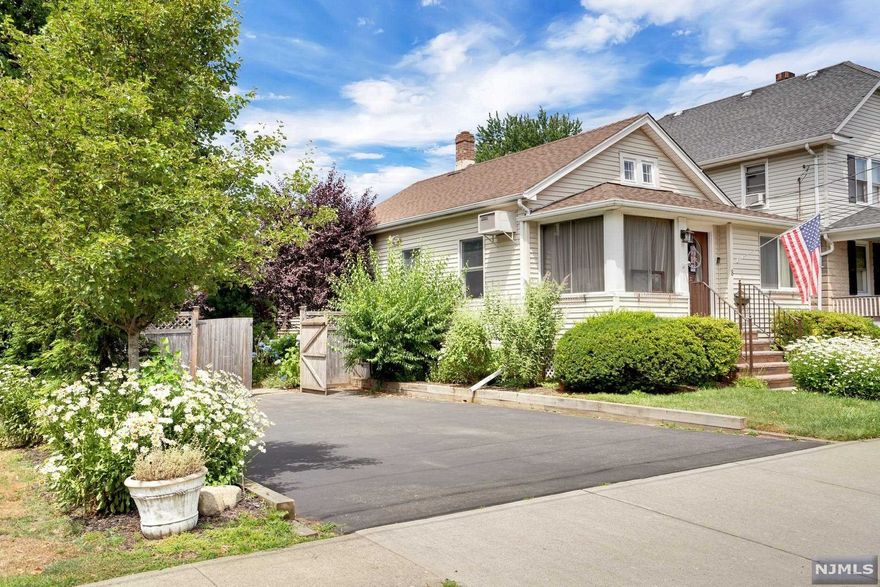 This home is perfect as it is or has great potential for expansion. Super cozy and charming, move right in. Family Room has double door to the deck overlooking beautifully landscaped yard with heated inground pool. Separate entrance to finished basement with great storage and full bath. Great for commuters.