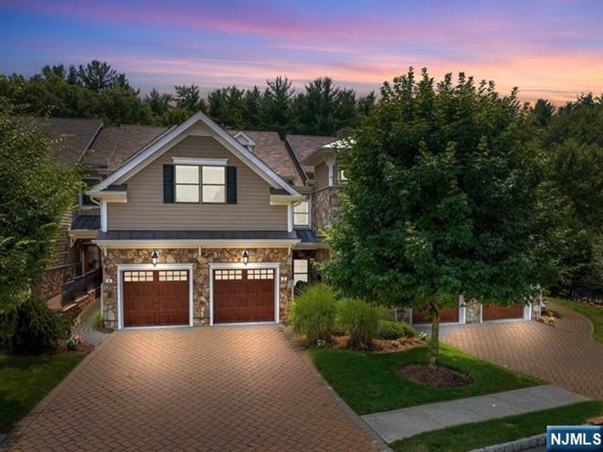 Discover the Perfect Balance of Luxury and Nature at 8 Cherrywood, River Vale, NJ! Step into this beautiful 3-bedroom townhome, featuring superior craftsmanship with stunning hardwood floors, soaring 9-foot ceilings, and granite countertops in the kitchen & bathrooms. The open floor plan has plenty of natural light, creating a warm and inviting atmosphere. Relax on your private deck while taking in the views of the surrounding nature preserves. Nestled between Lake Tappan & the Emerald Fairways of River Vale Country Club, this home offers tranquil living just 20 minutes from the energy of NYC. Located in one of New Jersey's safest towns with Top-Rated schools, you'll enjoy the best of both worlds. The exterior features Hardiplank siding, copper-accented roof, one car garage, paver walkway & driveway. Ready to enjoy life without the hassles of upkeep? Call Lana today to schedule your tour!
