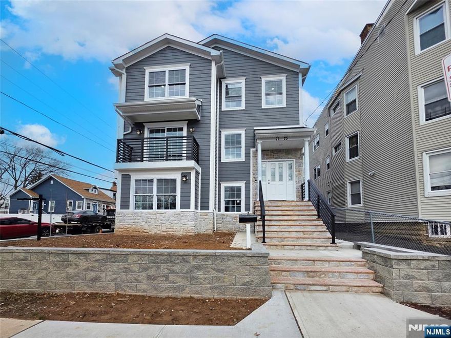 Welcome! Brand-new construction 2-family home showcasing an exceptional layout spanning over 4,300 sq ft of quality space. The first unit extends over two levels, offering 3 spacious Beds and 2 full Baths on the main floor, plus a ground-level oversized recreation or living area complete with a convenient half Bath, ideal for extended living, entertaining, or work-from-home flexibility. Each unit features its own dedicated laundry room, separate HVAC systems, and abundant closet and storage space. Privacy and convenience are thoughtfully designed with completely independent entrances: Unit 1 is accessed from Lindsley Ave, while Unit 2 enjoys its own private entrance from Alexander Ave, an outstanding feature rarely found in new construction. The City of Newark offers tax abatements for newly constructed homes such as this, adding long-term value and affordability. Quality upgrades are evident throughout, beginning with striking granite entry steps and continuing with modern finishes and thoughtful craftsmanship. Designed with space, comfort, and versatility in mind. There is truly room for everyone here. Experience the convenience and peace of mind that comes with owning a brand-new home. Be sure to explore the 3D Virtual Tour and Detailed Floor Plans we prepared for you. Schedule your private tour today; we will meet you at the front door.