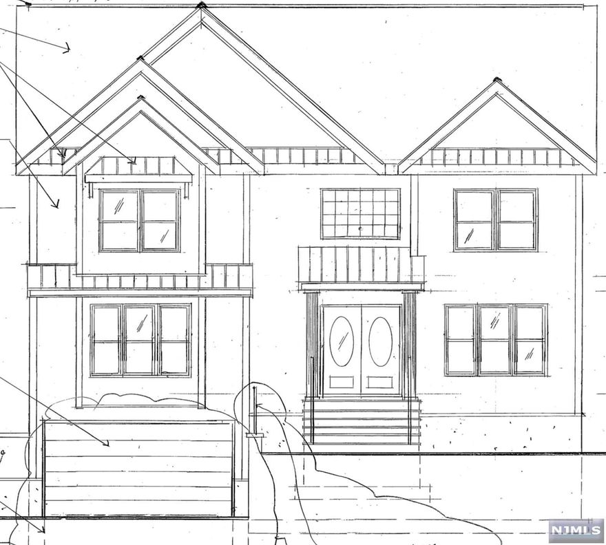 Brand new construction home on the market in Teaneck. More than 5000 sqft of living space. The main floor of this true Center Hall Colonial boasts a formal living room, banquet size formal dining room, gourmet chef's kitchen, open family room, sliders to patio & yard, walk-in pantry, and a private powder room. Upstairs you'll find the king size master suite w/ outfitted walk-in closet & full bath w/ double vanity & tub, 3 more generously sized bedrooms, 2 full baths and a full size laundry room. In the attic you will find another bedroom and full bath. The finished basement has high ceilings and offers a recreation room, two storage rooms, access to the garage, and a full bathroom. Quiet residential block near houses of worship, NYC transit, schools, parks, and shopping. Estimated completion date April 2023. House finishes can be built to suit. Please inquire with listing agent.