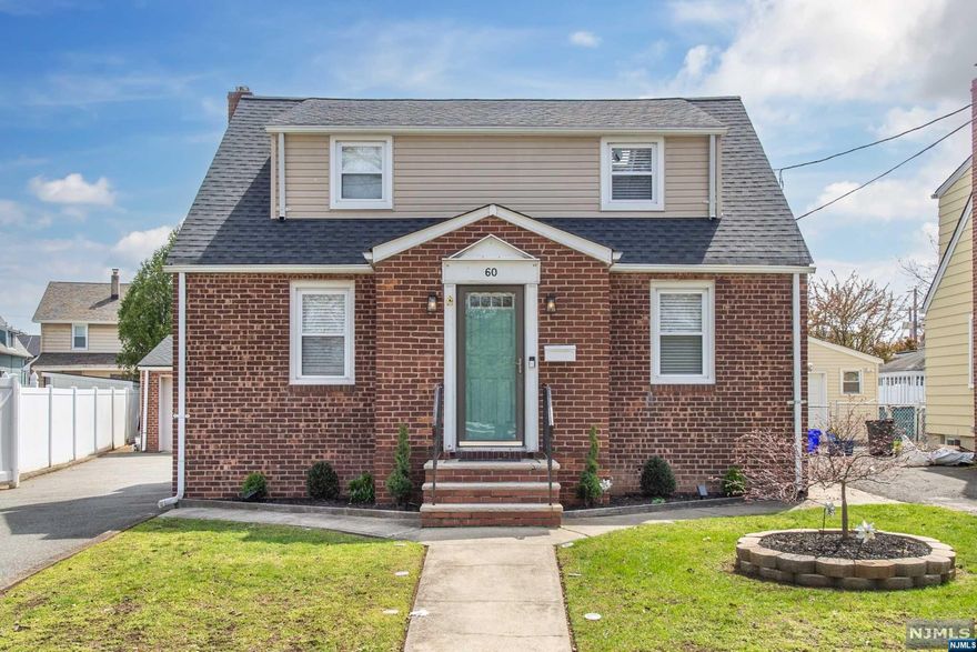 Beautiful CapCod brick style home in the desirable town of Lyndhurst! This home features large living room with sliding glass doors leading onto the deck! Spacious kitchen and dining area w full bathroom on main level! 2 bedrooms with vaulted ceilings, skylights and updated full bathroom! Home has lots of updates that include: brand new roof (9/22) ,newer furnace 9/21), water heater (9/21), washer and dryer (9/21), recessed lighting (11/21), new carpet on stairs (4/23) Nice yard! 2 car detached garage w/ a gated driveway with lots of space to park! Steps away from public transportation! Home is centrally located and a commuters dream!
