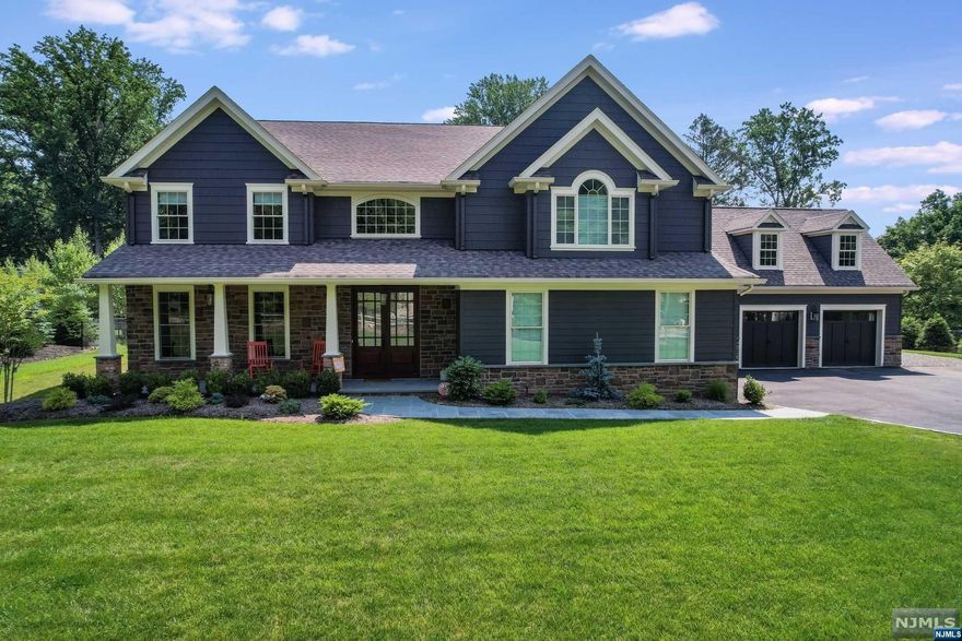 Builders own home! Custom built 6500 Sq Ft of total living space. Gunite heated I/G pool & spa with two tier patio overlooking 3+ acres of property. 1st floor features center island gourmet kitchen with Wolf 4 burner range, double oven, griddle and grill plus pot filler. Exquisite granite, SS appliances plus bonus 2 drawer wine coolers. All open to the vaulted great room with T/G cedar wood ceiling, floor to ceiling custom stone fireplace, FLR and FDR. Rear hall features pantry w/built-in refrigerator & freezer & wall of closets. Guest room with full bath, PR and 4 car garage complete the 1st floor. The 2nd floor features the primary suite with tray ceiling, 2 walk-in closets & custom bath. Bedroom w/En Suite, 2 additional BR's, hall bath and 2nd Flr laundry rm. Full fin. basement includes family rm, office, rec. rm, full bath and storage. Wired for parameter cameras. SmartSide engineered wood siding, Pella windows and doors, Fenced rear yard & 6 zone HA W/Humidification system.