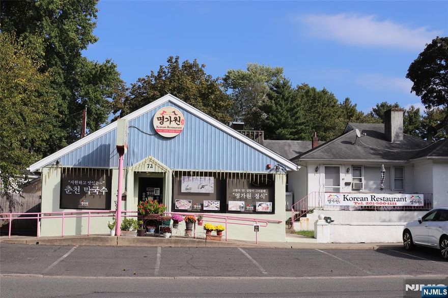 Located in the heart of Tenafly, this popular Korean restaurant has been proudly serving the community since 2017. The business enjoys a loyal customer base and a reputation for authentic cuisine. The property features a spacious dining area and a charming backyard organic vegetable garden, providing fresh ingredients and a unique farm-to-table appeal. An adjacent two-bedroom, one-bath apartment with a basement offers convenient on-site living or potential rental income. Additional benefits include an extra storage shed and ample room for operations. This is a rare opportunity to own a thriving restaurant with built-in accommodations in one of Bergen Countyâ€™s most desirable locations.