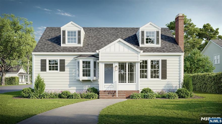 Beautifully renovated Cape Cod style home nestled on a corner lot facing the lush green fairways of a golf course. This 3 bedroom 2 bath home is located in the sought-out township of Belleville, just minutes from NYC and major transportation! This home features a brand-new kitchen with modern cabinets, quartz countertops, and stainless steel appliances. Enjoy newly refinished hardwood floors, fresh paint inside and out, new doors and trim throughout, and stunningly updated bathrooms. The 2024 furnace offers peace of mind for years to come. A perfect blend of style, comfort, and commuter convenience this move-in-ready home is a must-see! Basement has a 1/2 bathroom and is ready to be finished with your taste.