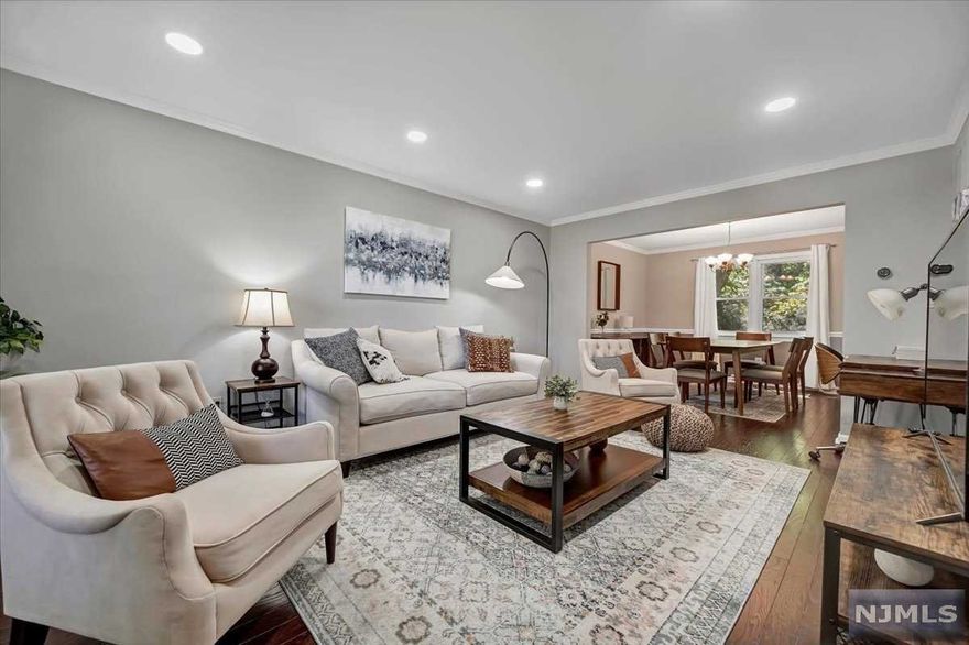 Welcome to Montvale! Once you enter this charming 3 bedroom, 2 and a half bath Colonial, you will not want to leave! Walk the main level and notice the details of a recent renovation which includes newly installed, gleaming hardwood floors, beautiful crown moulding, accentuated by recessed lighting. The welcoming living room flows beautifully into the spacious dining room, overlooking the backyard. A powder rm, eat-in-kitchen with stainless steel appliances and direct access to oversized deck, complete this floor. On the 2nd level, you will find the Master Suite, complete with it's own newly renovated en suite full bath and generous walk-in closet. There are also two additional, nice-sized, bedrooms and another recently renovated full bath with tub. On the ground level, there is a partially finished basement, with a family room, laundry area, and ample storage with shelving. Don't hesitate...this one will be gone quickly! Call for an appointment today.