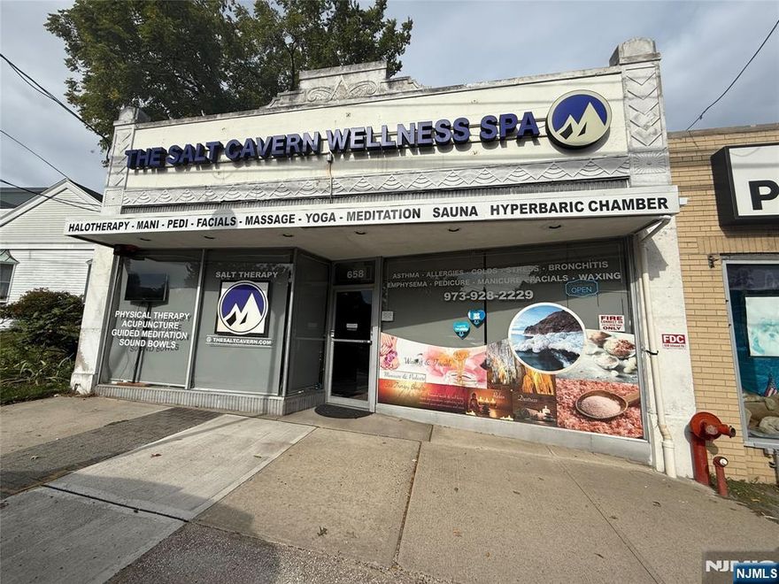 Located in the heart of Clifton's sought-after Allwood section, this versatile 1,500 sq ft basement-level space is now available for lease inside the well-known Salt Cavern Spa. The unit features its own private bathroom and a dedicated office area, offering both convenience and privacy. With the option to subdivide for the right tenant, the layout is flexible and can be tailored to fit your business needs. This location provides excellent visibility and steady traffic from the thriving spa upstairs, while still offering a quiet and professional setting making it ideal for businesses that complement wellness services. The space is best suited for low-noise uses such as professional offices, therapy, counseling, holistic services, or creative workspaces. A rare opportunity to establish your business in a prime Clifton location with built-in credibility and client flow from one of the area's most recognized spas.