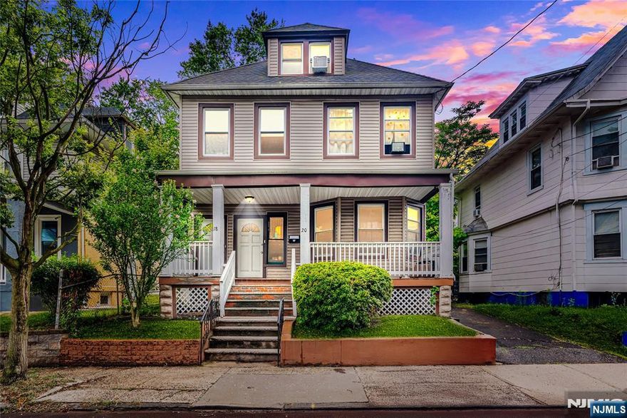 Fantastic 2-Family Investment Opportunity in Prime Newark Location! Discover this two-story multi-family property offering immediate income potential. Unit 1 features 2 bedrooms and 1 bath and is currently tenant-occupied, providing instant cash flow. Unit 2 boasts 3 spacious bedrooms, 2 full baths, a finished attic for extra living space, and is owner-occupied ideal for an owner-investor or easy to rent for maximum return. Added bonuses includes a driveway with parking. Enjoy an unbeatable location just minutes from major highways (I-78, Garden State Parkway), Newark Penn Station, Downtown Newark, universities, and schools perfect for commuters and tenants alike. Nearby shopping, restaurants, and public transportation add extra appeal. Whether you're a seasoned investor or a first-time buyer looking to house-hack, this property checks all the boxes: strong rental demand, convenience, and long-term appreciation potential. Don't miss out schedule your showing today! Strictly sold AS-IS. Buyer is responsible for the CO & Town certificates