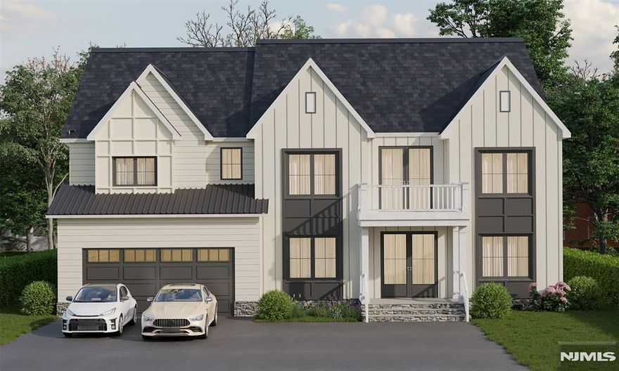 Welcome to this stunning 6-bed, 5.5-bath custom new construction home across 3 levels on a .21 acre lot. The two-story foyer features wide-plank wood flooring and elegant trim work throughout the open-concept layout. The formal dining room flows into a chef's kitchen with high-end stainless steel appliances, quartz countertops, center island, and a butlerâ€™s pantry with a walk in pantry. The family room showcases a sleek fireplace and sliding doors to the backyard for indoor-outdoor living.The main level includes a guest bedroom, full and half bath, mudroom with built-ins, garage access. Upstairs, the luxurious primary suite offers two large walk-in closets and spa-like bath with soaking tub, stall shower, and double vanities. A junior ensuite and two additional bedrooms sharing a full bath, plus second-floor laundry and balcony complete this level. The finished basement provides flexibility with a large recreation room, 6th bedroom, and full bath - ideal for guests. Includes a 10-year builder's warranty. Located in the sought-after Livingston School District and close to premier shopping, dining, and houses of worship, this home also offers excellent commuter access with nearby train stations, bus service, and major highways including I-280, I-78, and Route 10.