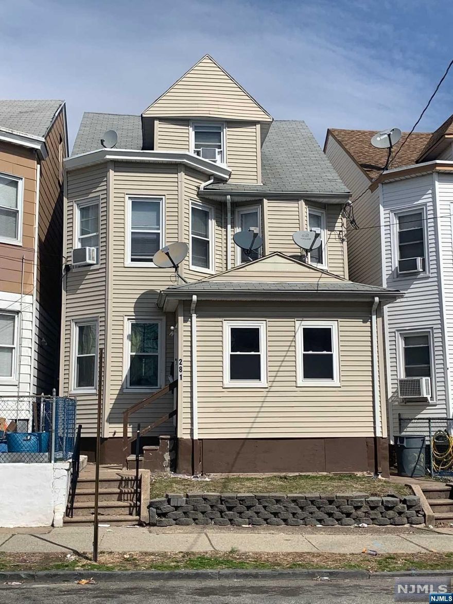 FULLY REMODELED 2 FAMILY HOME IN GREAT CONDITION NEAR NYC TRANSIT. Tenants are month to month. Close to all major highways, great schools, and public transportation. Priced to fly. Recently remodeled home has lead free certificate. All NEW insulated windows, vinyl siding porch and deck!