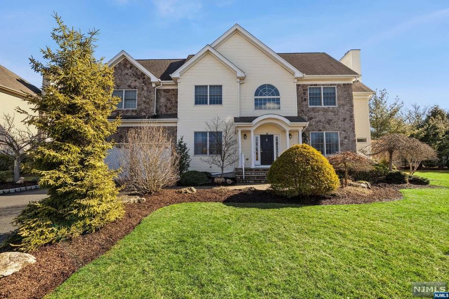 Nestled in the heart of Livingston this magnificent colonial with 5BRs 4.5-bathroom home offers an unparalleled blend of elegance, comfort, and functionality. Prepared to be captivated from the moment you step into the grand two-story foyer, flanked on either side by the spacious dining room and the elegant living room. The gourmet kitchen with custom cabinetry, gleaming granite countertops, will delight the chef in you. Adjoining the kitchen is the light-filled family room with a fireplace and large windows overlooking the beautiful backyard. Hardwood floors throughout the first floor. The second floor offers the expansive primary bedroom suite with high ceilings, two walk-in closets, and a grand, fully remodeled primary bath with his-and-her vanities, a clear glass stall shower. Three additional generously sized bedrooms complete the second floor. Third floor provides addition BR, bath and an expansive den. Finished basement and so much more.