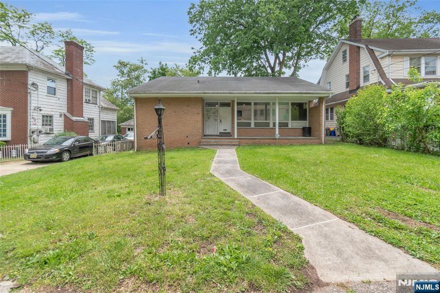 Welcome to this spacious ranch-style single-family home in the highly sought out Historic District of Weequahic. Offering 3"4 bedrooms and 2.5"3 baths across two levels, including a finished basement. With low taxes, a prime location, and estimated rehab costs of $125K"$200K, this property offers strong upside potential! The lender's ARV estimate is $550K+. Highlights include an open-concept layout, a large master bedroom, and flexible space for additional bedrooms. The renovated basement adds valuable living or recreational space.Situated near public transit and just minutes from the NJ Turnpike ideal for NYC commuters. Currently in a residential zone residential but is commercial use; buyer will need to convert usage to residential. Cash or hard money only. Direct end buyers only " no wholesalers.