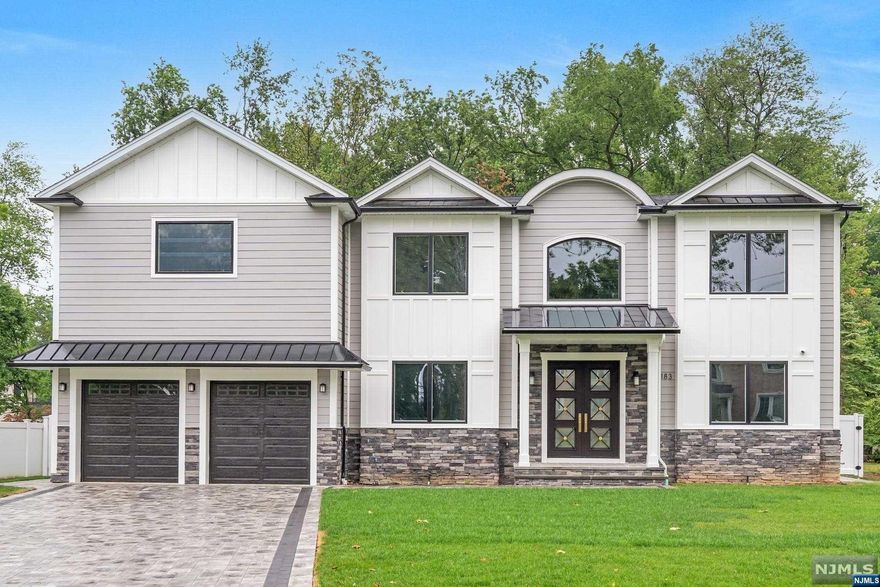 BRAND NEW CONSTRUCTION MASTERPIECE ON ULTRA-DESIRABLE EAST SIDE OF PARAMUS FEATURING APPRX. 7,500 SQ FT OF FINISHED SPACE LOCATED ON QUIET STREET ON OVERSIZED LOT. STUNNING 2 STORY ENTRY FOYER W/HEATED FLS LEADING TO LR & FDR W/CUSTOM TRIMWORK & HIGH END WALLPAPER. BUTLER'S PANTRY LEADS TO DREAM EIK W/ENORMOUS ISLAND, PROFESSIONAL APPLIANCES, WALK-IN PANTRY, BREAKFAST AREA, & WET BAR. STATELY 2 STORY FAMILY ROOM W/FIREPLACE, CABINETRY, AND CUSTOM TRIMWORK. ELEGANT POWDER ROOM, SEPARATE HALL W/OUTSIDE ACCESS TO BED, FULL BATH, & LARGE MUDROOM W/HEATED FLOORS COMPLETE 1ST FL. 2ND FL FEATURES HUGE PRIMARY SUITE W/2 WICS & SPA BATHROOM W/HUGE WALK-IN SHOWER, SOAKING TUB, & HEATED FLS. JUNIOR SUITE W/FULL BATH, 2 MORE BEDS, FULL BATH, & LAUNDRY COMPLETE 2ND FL. FULL FINISHED BASEMENT W/HOME THEATER, GYM, REC ROOM W/WET BAR, BED, & FULL BATH. 9 FT CEILINGS ON ALL FLOORS, SECURITY CAMERAS, SPEAKERS, CENTRAL VAC, SPRINKLERS, & FENCED YARD. CLOSE TO SCHOOLS, PARKS, SHOPPING, & NYC TRANS.