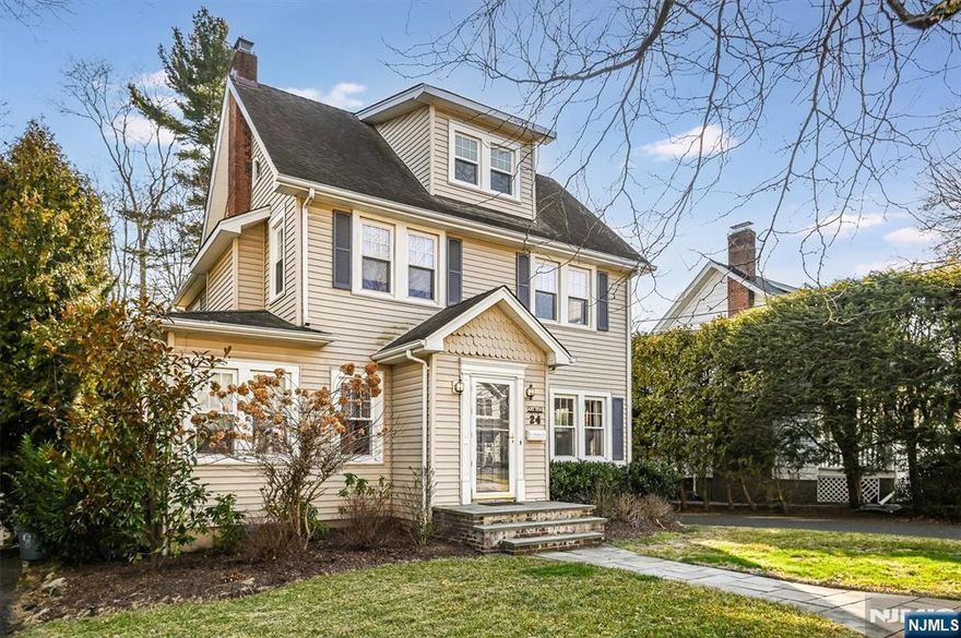 Enormous curb appeal,warmth,& character welcome you home to this classic CH Colonial,ideally set on a picturesque tree-lined street in the highly desirable town of Glen Rock.Offering 2400 SF of living + finished lower level,this elegant 4-BR, 2.5-bth home blends timeless charm w/modern comfort.Gracious EF opens to warm,inviting LR & FDR.Traditional details pair beautifully w/open floor plan.Spacious EIK flows into stunning FR featuring fpl & SGDs to the outdoors.Enjoy casual meals in sun-filled breakfst rm or step outside thru 2nd set of SGDs to the fabulous deck & private yard-perfect for indoor-outdoor living.Dedicated home office w/built-in shelves & abundant natural light provides ideal workspace,& a convenient PR completes the 1st level.Upstairs find 4 generously sized BRs,incl fabulous primary w/wall of closets,custom built-ins,& private bth w/lrge vanity & shower-over-tub.Beautifully updated hall bth serves the remaining BRs.An exciting highlight of this home is the expansive 3rd-level bonus rm-exceptional,sun-drenched finished space w/4 new windows offering endless possibilities.Envision a home office,studio,media,gym,game rm or guest suite!The finished lower level provides even more flex living space,featuring updated rec rm,2 addl open finished rms for play,ample storage,& lrge laundry rm.Enjoy everything this home & Glen Rock have to offer-top-rated schools,steps to Saddle River Park,exceptional NYC commute & charming downtown dining & shopping.