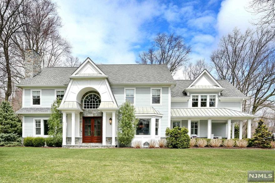 No detail has been spared in this elegant 2014 built new home located in the highly desirable Hartung section of Wyckoff. The grand 2 story entry with coffered ceilings, radiant floors, and graceful floor plan will WOW you from start to finish. Impressive marble island and high end kitchen are perfect for the gourmet cook. Experience the primary suite for yourself with cozy fireplace, luxurious bathroom and custom closets. Relax and entertain in your private yard with gunite heated pool and professional landscaping. Whole house generator!. Wonderful exercise room and guest suite in basement with enormous recreation space. Please view the additional feature list and video tour to see all this home has to offer. A great location, close to NYC commute options and center of town. Top Ranked schools. Absolute perfection!