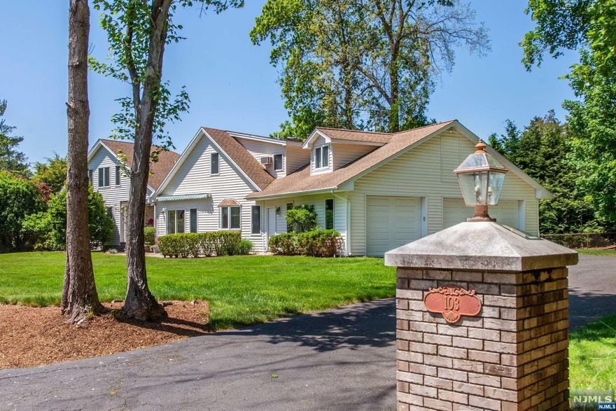 Over 3500 sq ft, so much room to spread out & additional potential for expansion. Builder's own Custom Home with Unique floor plan conducive & flexible to modern living. Primary suite & guest suite on first floor - ideal for an extended family or live in/nanny. Will accommodate multi- generation clients. Upstairs has additional possibilities with 2 existing bedrooms, full bath, walk in attics, office (poss. bedroom) with 2nd stairway and more attic over garage. Kitchen is open to great room with fireplace. Lots of storage, lots of closets and a 3 car garage!!! A private location - house backs up to 5 acres of Township of Wyckoff owned property & is sited on Kaitlyn Court - a 3 home cul de sac of very fine homes.