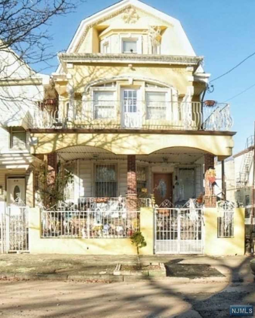 Easy to show _Commuters dream! Few minutes walking distance from NJ light rail, close to all major highways, 280, Parkway, etc.. A great option for the savvy investor, Income producer!! 1st and 2nd floor both have same exact layout with 3 Bedrooms, Lr/Dr, Eat in Kit, & full Ba..3rd floor offers Living room, Eat in Kit, 2 Bedroom rooms, and full bathroom! Basement is finished with 3 rooms, full bathroom, and extra living space! In addition enjoy the backyard for outdoor gatherings, must see!