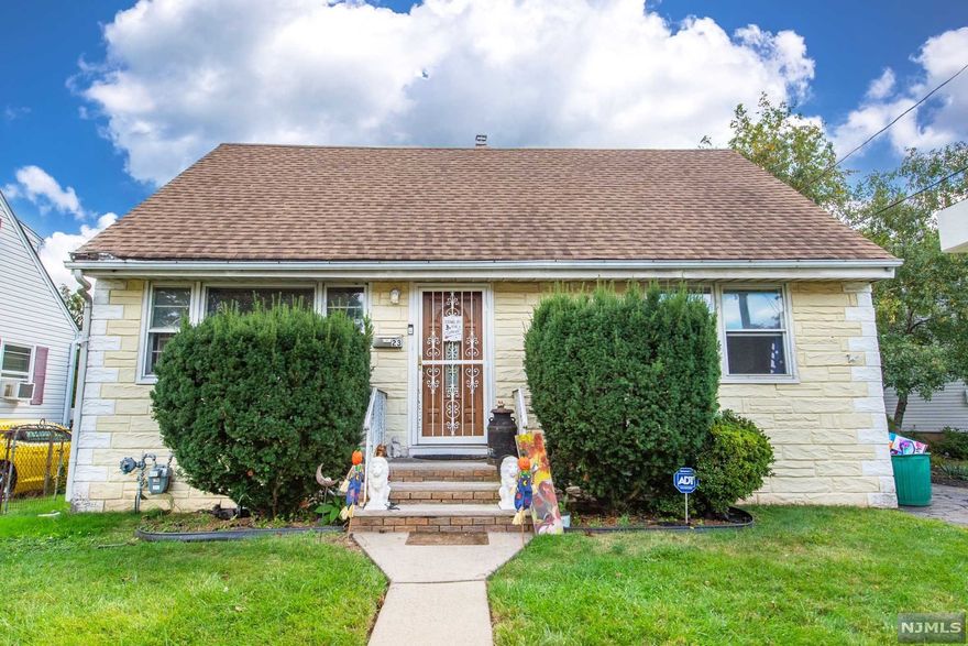 Welcome home to this single-family home located on a quiet street in Clifton! This home welcomes you into the spacious living room with wooded floors throughout. A dining space leading to the kitchen for gathering. Kitchen outfitted with dark wood cabinetry and access to the backyard. Master on the main floor, second bedroom, and full bath with tub/shower. 2nd floor has 2 generous-sized bedrooms with wood flooring Full unfinished basement, easily converted to whatever space you need! Spacious, flat backyard, plenty of room for entertaining and play! Detached 1 car garage and driveway enough for 2 cars. Transform this home into your own!