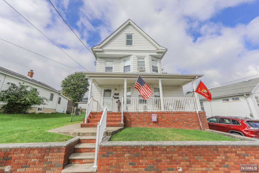Don't miss this great opportunity to invest or owner occupy this well maintained aluminum sided 2 family home in desirable Totowa. You are welcomed to this property by an open front porch, upon entering there is a vestibule to both 1st & 2nd floors. 1st floor-LR, FDR, EIK, 2BRS, office, bath, & rear enclosed porch. 2nd Floor- LR, FDR, EIK, 2BRS, bath & finished walk up attic with 1/4 bath & storage, so many possibilities for this space. Spacious full basement with laundry hook-ups & storage closet. Nice size private fenced in yard with storage shed, great for relaxation, entertaining, or gardening. Large driveway offers plenty of parking. Separate utilities. Updates-Newer hot water heaters, newer chimney, replaced both furnaces '04, Roof and windows '08, 200 amp electrical service. Ideally located close to major highways, schools, shopping, dining & parks. Both floors are currently month to month tenancies. Enjoy Totowa's low taxes!