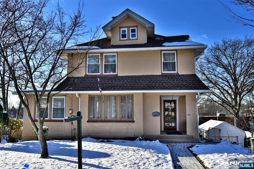 Move-in ready 4BR, 2.5BA Colonial! Greeted by stunning brand-new driveway and front walkway pavers, this home offers exceptional curb appeal. Fully renovated with a new roof, windows, and high-efficiency HVAC (Central Air/Forced Heat). The sun-drenched main level features refinished hardwoods and an open flow between the living room, dining room, and a gourmet kitchen with integrated appliances. Includes a convenient updated powder room on the 1st floor. The finished lower level offers a large rec room, new full bathroom, laundry, and storage. The full walk-up 3rd-floor attic houses the new HVAC system and offers expansive storage space. Convenient to NYC Express bus, schools, GSP Mall, and highways. A true turnkey gem! Owner holds NJREC license.