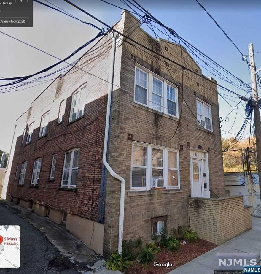 WELL MAINTAINED 4 UNIT INVESTMENT OPPORTUNITY IN PASSAIC. ALL APARTMENTS ARE CLEAN AND BRIGHT! UNITS ARE BELOW CURRENT MARKET VALUE BUT HAVE GREAT UPSIDE POTENTIAL AS WELL AS 3 CAR TANDEM DRIVEWAY. ALL SEPARATE UTILITIES CONVENIENTLY LOCATED TO ALL MASS TRANSPORTATION AND SHOPPING. TWO UNITS WILL BE DELIVERED VACANT!!!!