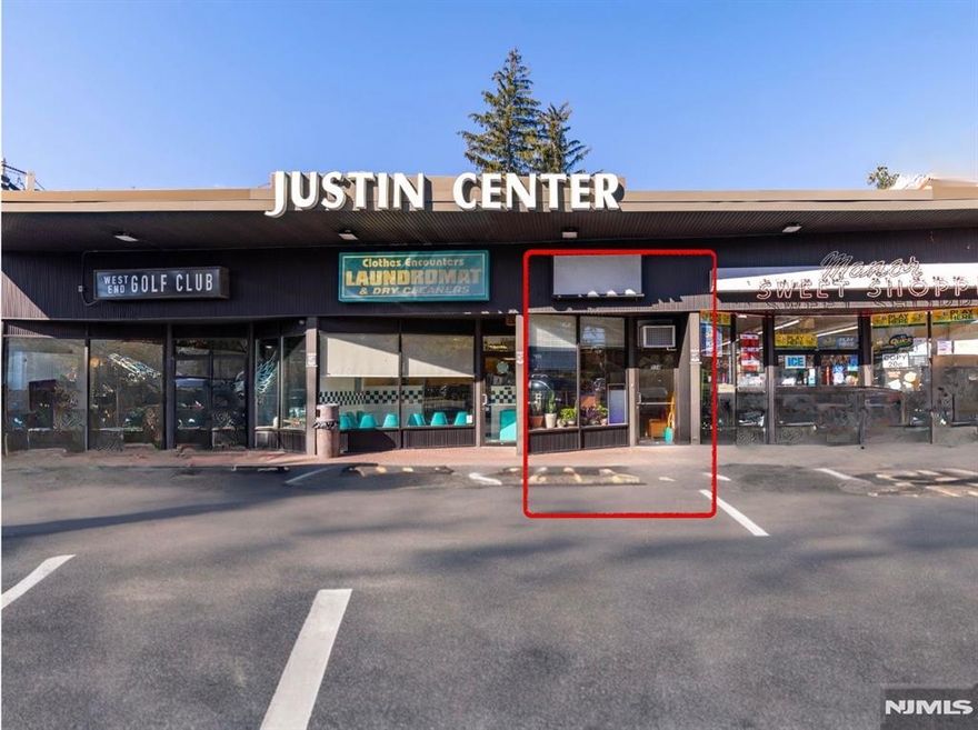 Approximately 700 sq. ft. storefront available for lease in Rutherfordâ€™s growing West End business district. This small retail space is located within a neighborhood shopping center featuring four additional commercial spaces. The center is currently home to several well established local businesses, with only one vacancy available. The property is located near Memorial Field and Union Middle School, with convenient access to public transportation to NYC. The surrounding residential neighborhood and nearby schools contribute to steady local foot traffic. Ongoing development in Rutherford and neighboring East Rutherford is expected to bring increased activity to the area. The building offers 21 public parking spaces, which is uncommon in the Rutherford business district, along with additional neighborhood street parking nearby. All units are separately metered for utilities. Rent includes taxes, trash removal, snow removal, and general maintenance. The commercial tenant is responsible for all improvements within the leased space Rutherfordâ€™s West End continues to grow, with new restaurants and businesses opening along Park Avenue and several development projects underway within a mile of the property. This space offers an opportunity to establish or expand a business in a steadily developing local market.