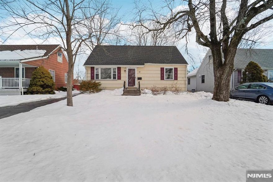 Lovely Cape Cod on a quiet street. Many updates have been completed, including the main bathroom, central air, the furnace, some windows, the roof, electrical service, front steps and more. The Ownerâ€™s Bedroom sports built-ins with cabinets and shelving, and a frame for a king sized bed, and conveniently has an office/nursery on the same level. Some of the hardwood floors need refinishing, but are in good shape. Main floor bedrooms are spacious and bright. A deck off the kitchen overlooks the fully fenced backyard. House is sold As-Is. A great opportunity in a terrific town!