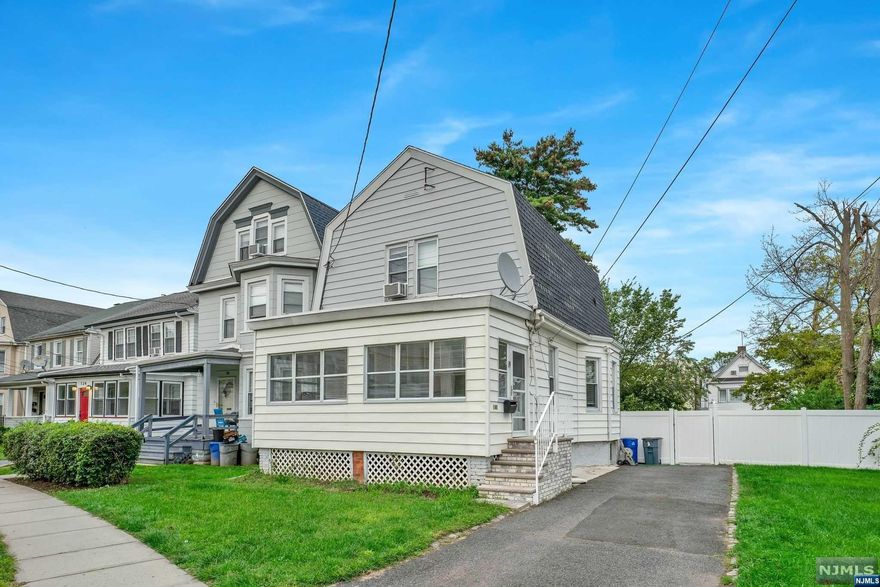 A meticulously maintained 2 beds, 1-bath home on the largest lot on the block! Step inside to discover hardwood flooring throughout. The current owner has cherished this home and put in many modern updates including a brand-new bathroom, redone in 2021; brand new roof, 200 amps electric panel box installed in 2019, a dry and spacious basement with concrete flooring and French drains added in 2022. The house is not in flood and french drains were put in as a precaution. Fully fenced backyard, done in 2020, and brand new back stairs were installed in 2023. The owner will leave a reverse osmosis system in the kitchen providing fresh drinking water. Situated in the R-T (Two Family Residential Zone), this property holds exciting potential for future expansion or investment.