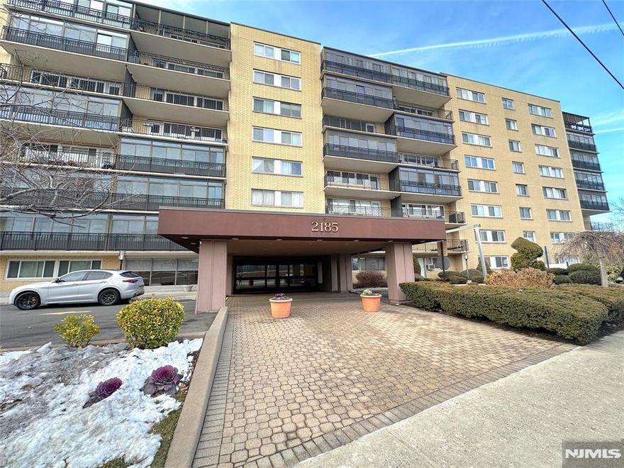 Welcome to Bridge Plaza! This spacious 1-bedroom, 1-bathroom residence offers a prime location just steps from the George Washington Bridge, providing easy access to Manhattan. The unit features a large living room with kitchenette, large bedroom with deep closet space, perfect for comfortable living. Residents enjoy a range of building amenities, including a pool, playground, gym, and 24-hour doorman service. Each floor is equipped with laundry facilities for added convenience. The building is pet-friendly (wow!), and maintenance covers all utilities, ensuring a hassle-free lifestyle. Situated just steps from local restaurants and stores, this property offers the ideal blend of convenience and comfort. Don't miss the opportunity to make this your new home! Maintenance Includes Taxes, U/L Mortgage, All Utilities, Reduced Rate Spectrum Cable $71, Parking is $75/Indoor and $65/Outdoor, Required 4:1 Ratio and 20% Down