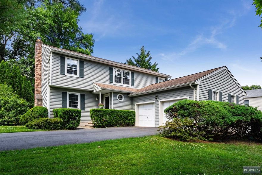 AMAZING opportunity in an upscale neighborhood within a prime area of Wyckoff. This colonial boasts four bedrooms, two and a half bathrooms and a finished basement, equipped with a large rec room, a wet bar and a laundry room. The home is just under 2300 square feet and sits on a level and private .35 acres in a quiet cul-de-sac. The siding just replaced two years old and the driveway freshly paved last summer makes the home a picturesque sight. Walking into the backyard you will find a newer deck and an in-ground gunite pool. Just minutes from the train station to NYC and walking distance to a bus stop which also take you to NYC makes this location a commuters dream. This home has been loved and cherished for many years and is now ready for a fresh start and new memories. AS IS with no known issues. Vacant and easy to show. Don't wait!! Come today!