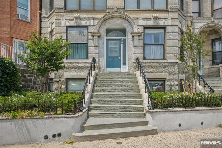 A Must-See Gem! This ultra-chic studio apartment with a lofted sleeping area offers breathtaking, panoramic skyline views that will leave you speechless. The space is light and airy, featuring gleaming hardwood floors, a modern kitchen with sleek subway tile backsplash, granite countertops, and full-sized stainless steel appliances. The custom-fitted window blinds and soaring high ceilings add a touch of elegance and comfort. Commuting is a breeze with multiple options: the bus is right at the corner, and the Ferry is just minutes away. Plus, with incredibly reasonable taxes and low monthly maintenance fees, this home is as financially savvy as it is stylish. Donâ€™t miss your chance to own a piece of historyâ€”the bluffs of Weehawken is the very spot where Alexander Hamilton and Aaron Burr famously dueled. Come see it for yourself!