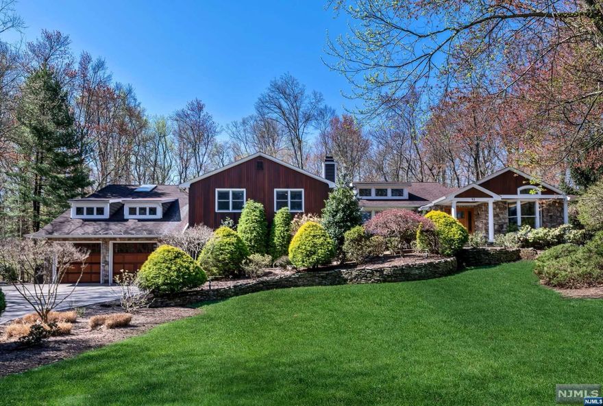 Discover The Home You've Been Dreaming Of - Nestled At The End Of The Block On One Of Allendale's Most Sought-After Streets. This Stunning Approx 6000 SF Col Split Boasts A Picturesque Park-Like Setting That Backs Up To The Woods. The First Floor Of The Home Is An Exceptionally Bright And Open Space With A Wonderful Flow. The Back Side Of The House Is Entirely Composed Of Windows, Offering An Abundance Of Natural Light To The Interior. The Ground Level Will Impress You With A Gym Equipped W/Cedar Sauna & Steam Shower, A Spacious Office W/Wall Of Windows Overlooking The Yard, & A Finished Bsmnt W/Cedar Wine Room. You Will Love The 4-Car Heated Garage. Enjoy Watching The Town's Fireworks From Your Resort-Style Backyard W/Heated Gunite Pool W/Lighted Waterfall, Trex Deck, Built-In Kit, A Fire Pit Beach Area, Lighted Half Basketball Court & Outdoor Lighting & Sonos Speakers Throughout The Yard. Walking Distance To Top-Rated Schools & Crestwood Lake. Easy NYC Commute Via Train Or Bus.