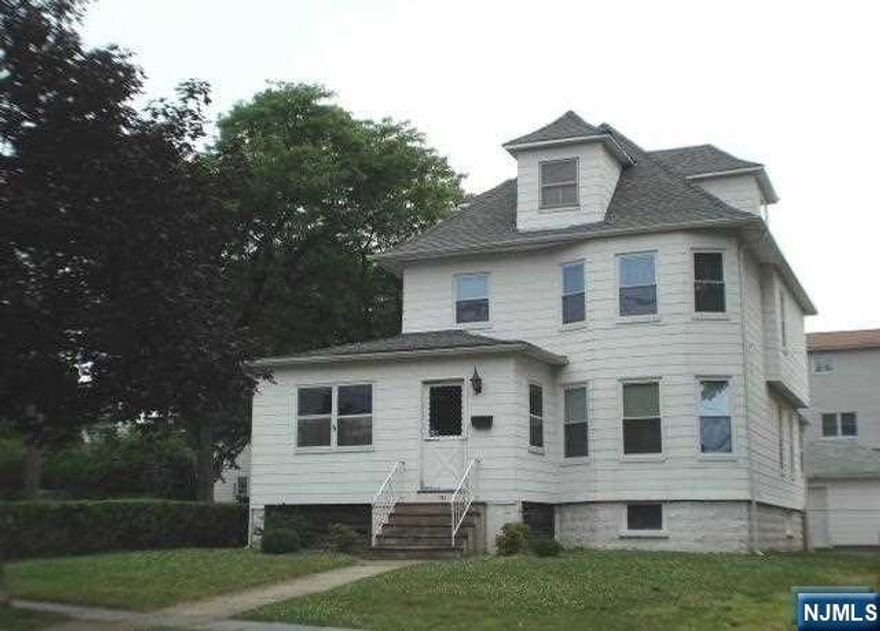 WELCOME TO HASBROUCK HEIGHTS.WONDERFUL OPPORTUNITY TO OWN THIS LARGE COLONIAL IN THE HEART OF TOWN.THIS SPACIOUS 4 BEDROOM AND 2 BATHROOM HOUSE HAS LOTS OF POTENCIAL FOR MORE.THERE IS A LARGE UNFINISHED WALK-UP ATTIC WAITING FOR YOUR TOUCHES TO ADD MORE LIVING SPACE TO THIS 1650 SF HOME.HOUSE SITS ON A 5000 SF CORNER LOT WITH A DETACHED 1 CAR GARAGE AND A NICE SIZE DRIVE WAY.AS YOU WALK IN,YOU WILL SEE A LARGE ENCLOSED PORCH ,WHICH LEADS INTO A SPACIOUS LIVING ROOM,FORMAL DINING ROOM AND AN EATING KITCHEN.THERE IS A FULL BATH ON THE FIRST FLOOR AND A MUD ROOM THAT LEADS YOU TO THE BACKYARD.ALL 4 BEDROOMS AND A FULL BATH ARE LOCATED ON THE SECOND FLOOR.HURRY AND DON'T MISS THIS ONE.HASBROUCK HEIGHTS HAS. GREAT SCHOOLS AND VERY CONVENIENT LOCATION FOR NEW YORK CITY COMMUTERS.SOLD AS IS.