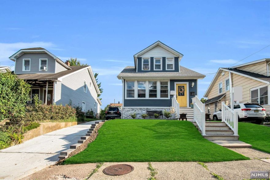 Lovely single family home renovated in 2020, featuring living room, dining room, kitchen, and half bath on first floor. 3 bedroom and full bath on second floor, large yard and driveway.