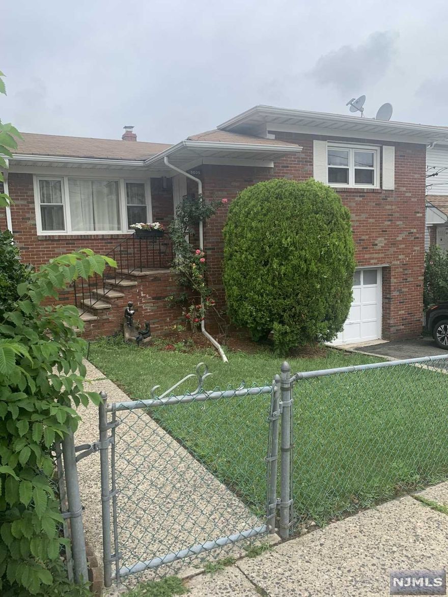 Beautiful brick home in a desirable section of North Bergen. First Floor has living room, dining room, modern kitchen. second floor, 3 large bedrooms and full bathroom. Large finished basement with one room, large family room, full bathroom, laundry room and walk-out to large backyard great for entertaining. Close to NYC transportation, major highways, and shopping.