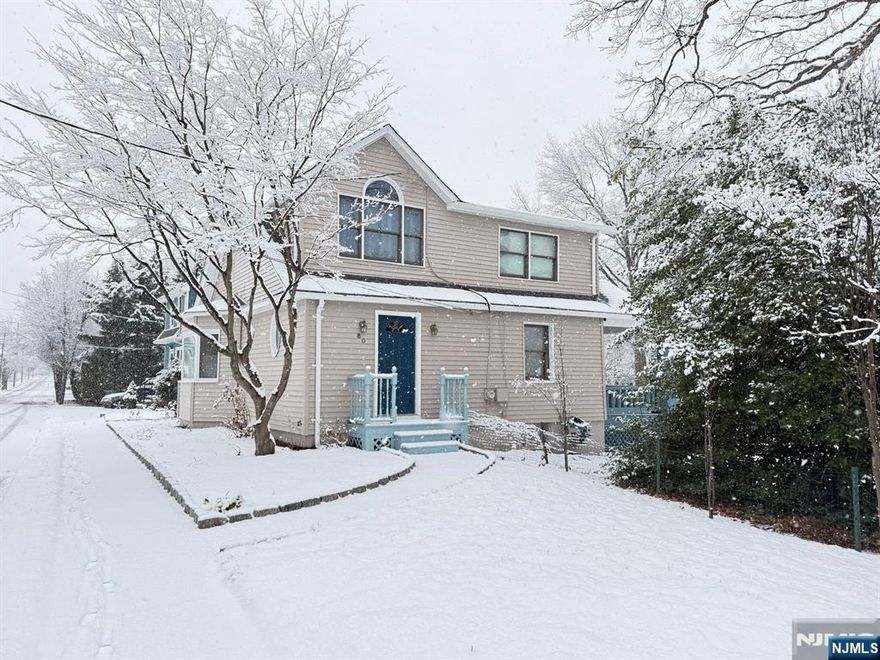 Ready for spring? YES! Here is the home for you. Located on a residential street but still a prime location to get to RWB Middle School, Bergenfield High School and the express bus to NYC. After your day, relax in a setting that makes you think you are in the country. There is the wide open porch overlooking the large yard and the Hirschfeld Brook. This peaceful setting is just what will help you to leave behind the daily grind. The room sizes are large. The first floor offers flexibility of living since the rooms can be interchangeable in their use. The 2nd floor bedrooms have vaulted ceilings adding to the spacious feel. There are large closets through out the home too. The laundry is also on the 2nd floor for easy access. Freshly painted inside and out, new roof, new sewer line and new landscaping are just 3 of the updates done to this wonderful home. Make an appointment to see it today!