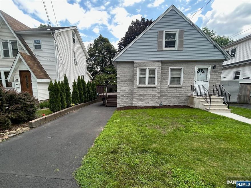 Beautiful, well maintained, four bedroom, two full bathroom cape cod on a quiet street. Move in ready, with tons of potential to make the home your own. Recently updated upstairs bedrooms. Full sized, walkout, finished basement perfect for entertaining guests or your own personal hideaway. Washer/dryer hook-up, extra counters space and a sink make laundry a breeze. Rear yard boasts a lovely patio under an overhung roof to fully enjoy the comfort of your property. Shed in rear yard great for outdoor storage. Side deck off of kitchen for extra outdoor space as well. Great home in a great neighborhood! Don't miss out! Great starter home or potential investment property. Conveniently located near schools, shops, and a short walk to public transportation.